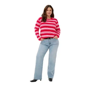 Women's long sleeve T-shirt KAFFE Curve KCWinni image-2