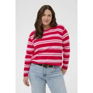 Women's long sleeve T-shirt KAFFE Curve KCWinni image-1