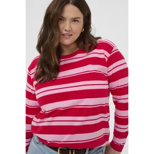 Women's long sleeve T-shirt KAFFE Curve KCWinni image-5