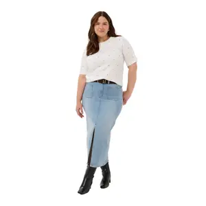 Women's T-shirt KAFFE Curve KCCordely image-3