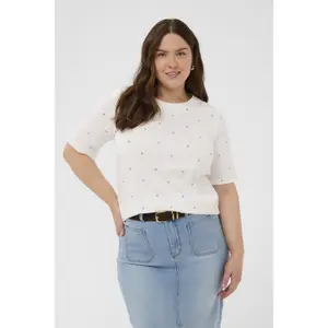 Women's T-shirt KAFFE Curve KCCordely image-1