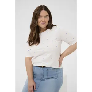 Women's T-shirt KAFFE Curve KCCordely image-2