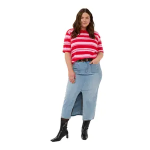 Women's T-shirt KAFFE Curve KCWinni image-2