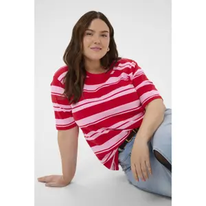 Women's T-shirt KAFFE Curve KCWinni image-5