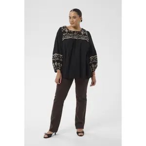 Women's blouse KAFFE Curve Kckit image-2