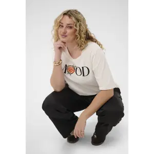 Γυναικείο T-shirt KAFFE Curve Kcalma image-3