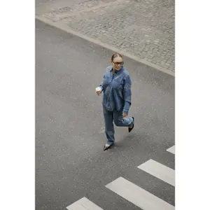 Women's long sleeve shirt KAFFE Curve Kcastelia image-5