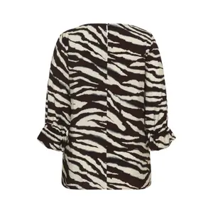 Long sleeve blouse for women KAFFE Curve Vika image-1
