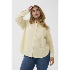 Women's long sleeve shirt KAFFE Curve Kcesther image-2