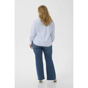 Women's long sleeve shirt KAFFE Curve Kcesther image-4