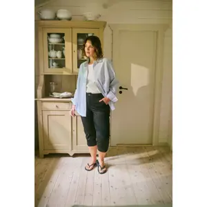 Women's long sleeve shirt KAFFE Curve Kcesther image-5