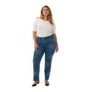 Women's regular jeans KAFFE Curve Kcastelia image-1