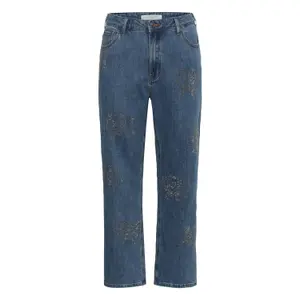 Women's regular jeans KAFFE Curve Kcastelia image-0