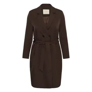 Women's long blazer KAFFE Curve KCluma image-0