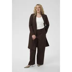 Women's long blazer KAFFE Curve KCluma image-3