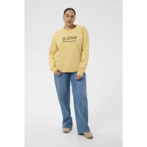 Sweatshirt woman KAFFE Curve Roselda image-2