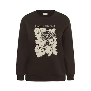 Sweatshirt Damen KAFFE Curve Kcroselda image-4