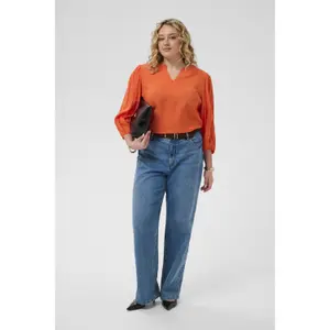 Women's blouse KAFFE Curve Kcalberte image-1