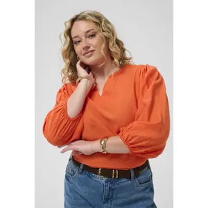 Women's blouse KAFFE Curve Kcalberte image-3