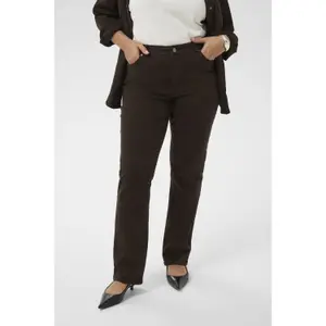 Dames bootcut jeans KAFFE Curve Bree image-1