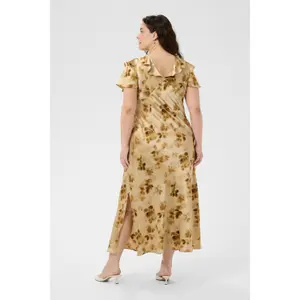 Women's dress KAFFE Curve Kcjamie Frill image-3