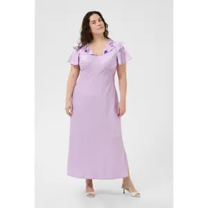 Women's dress KAFFE Curve Kcjamie Frill image-1