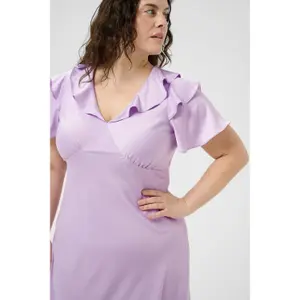 Women's dress KAFFE Curve Kcjamie Frill image-5