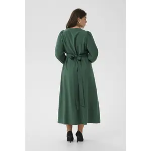 Wrap dress for women KAFFE Curve Kcruby image-3