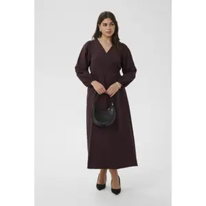 Wrap dress for women KAFFE Curve Kcruby image-1