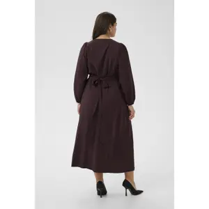 Wrap dress for women KAFFE Curve Kcruby image-3