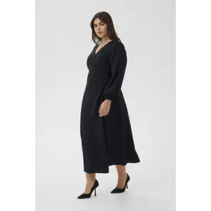 Wrap dress for women KAFFE Curve Curve Kcruby image-6