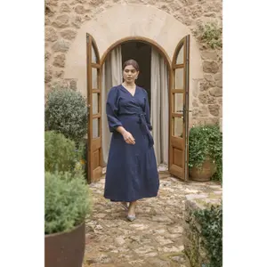 Wrap dress for women KAFFE Curve Curve Kcruby image-2