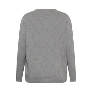Woman sweater KAFFE Curve Lizzy Argyle image-0