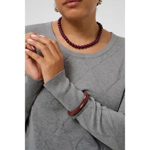 Woman sweater KAFFE Curve Lizzy Argyle image-2