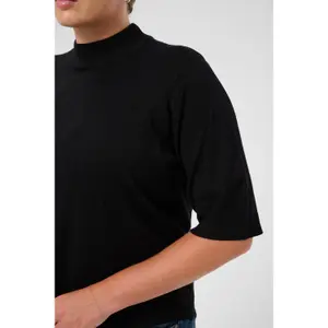 Knitted jumper for women KAFFE Curve Lizzy Argyle image-2
