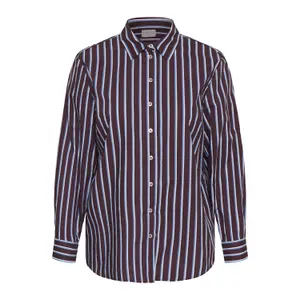 Women's long sleeve shirt KAFFE Curve Savina image-0
