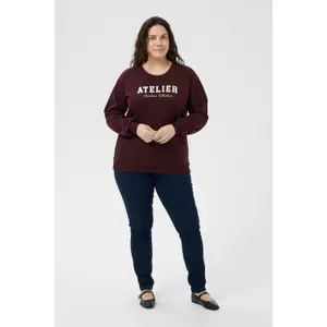 Sweatshirt woman KAFFE Curve Michelle image-2