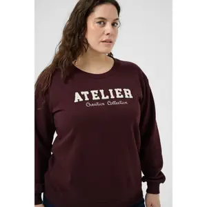 Sweatshirt woman KAFFE Curve Michelle image-3