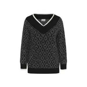 Woman sweater KAFFE Curve Signa image-0