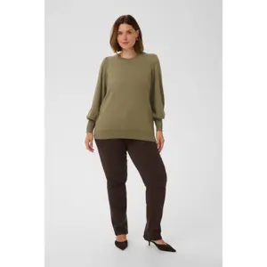Women's round neck sweater KAFFE Curve Kclizzy image-2