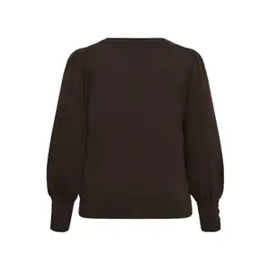 Women's round neck sweater KAFFE Curve Lizzy image-1