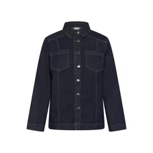 Women's denim jacket KAFFE Curve Kcallie image-0