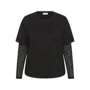 Γυναικείο T-shirt KAFFE Curve Kcdori image-0