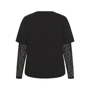 Γυναικείο T-shirt KAFFE Curve Kcdori image-1