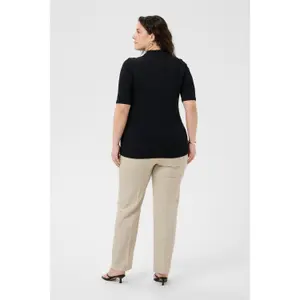 Women's roll neck t-shirt KAFFE Curve KClima image-2