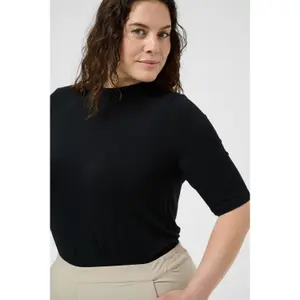 Women's roll neck t-shirt KAFFE Curve KClima image-3