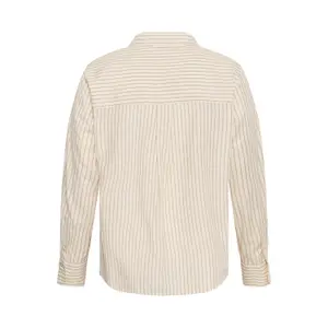 Women's long sleeve shirt KAFFE Curve Kcliama image-4