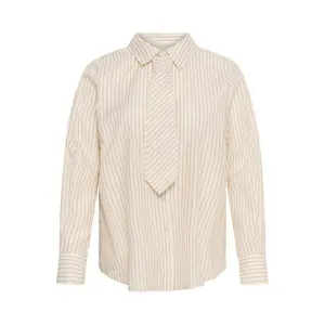 Women's long sleeve shirt KAFFE Curve Kcliama image-0
