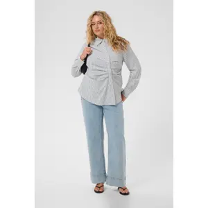 Women's long sleeve shirt KAFFE Curve Kcirina image-2