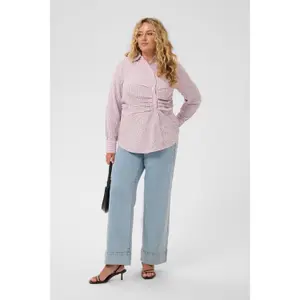 Women's long sleeve shirt KAFFE Curve Kcirina image-2